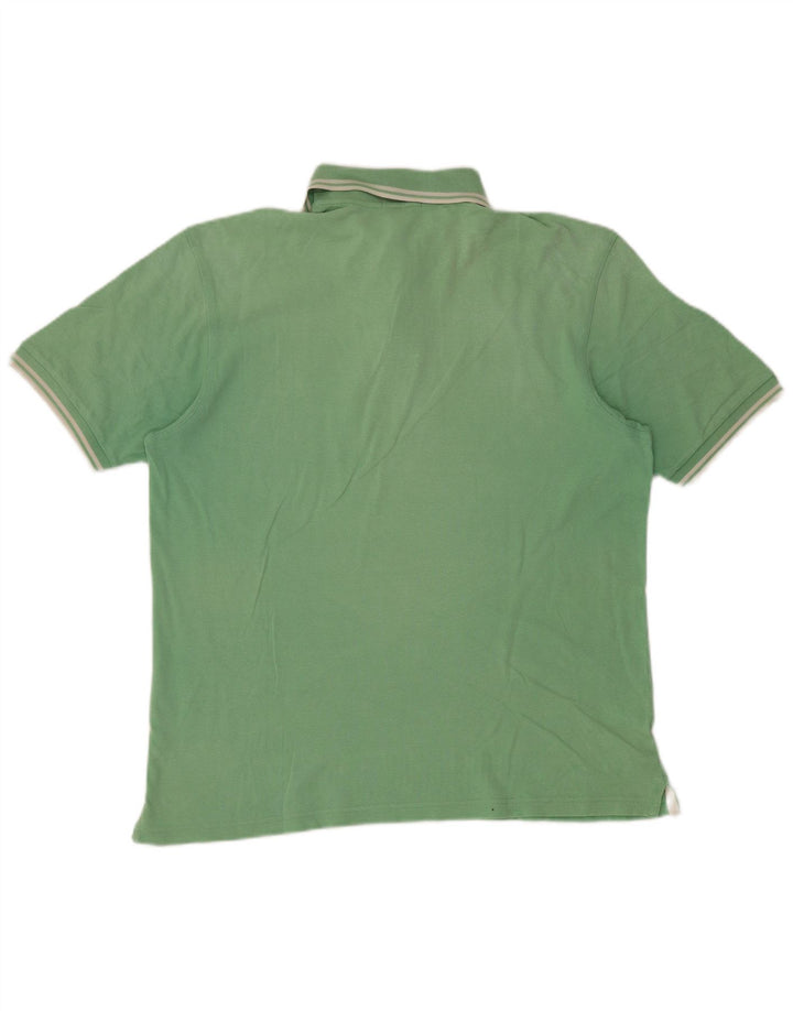 Tricou polo pentru bărbați Gant, verde mare