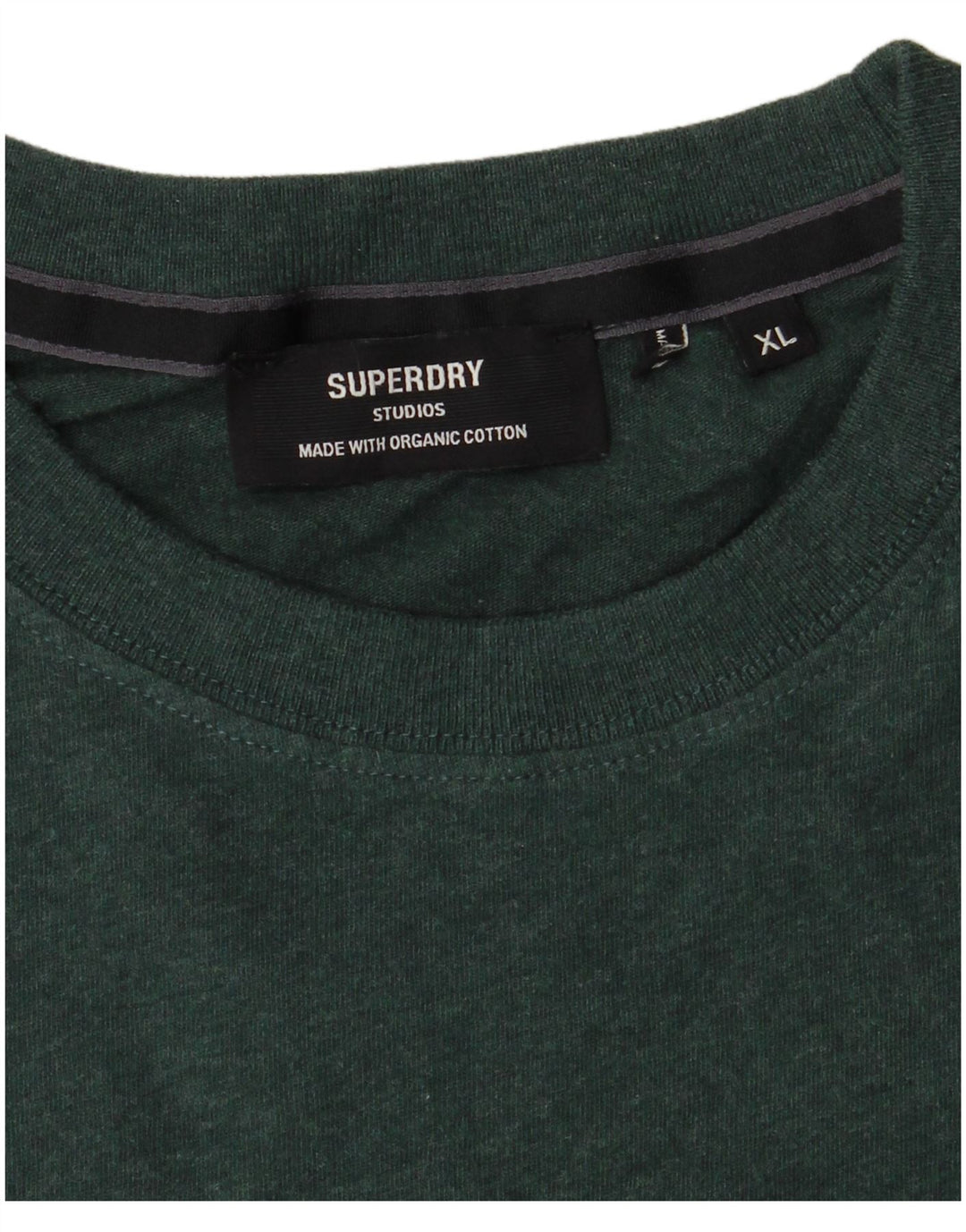 Tricou Superdry Bărbați Top XL Verde Bumbac