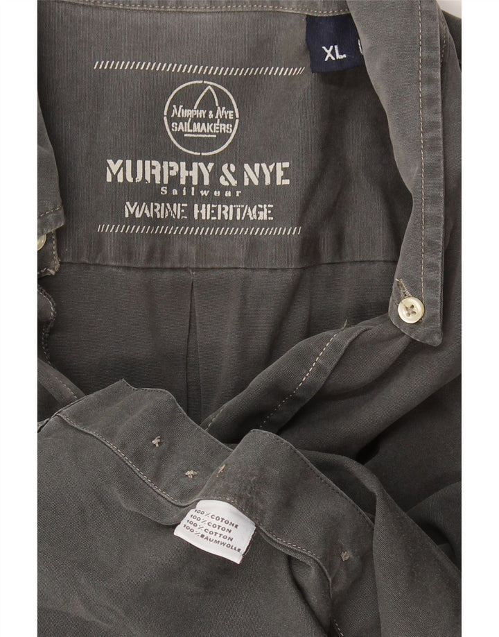 Cămașă pentru bărbați MURPHY & NYE Marine Heritage XL bumbac gri