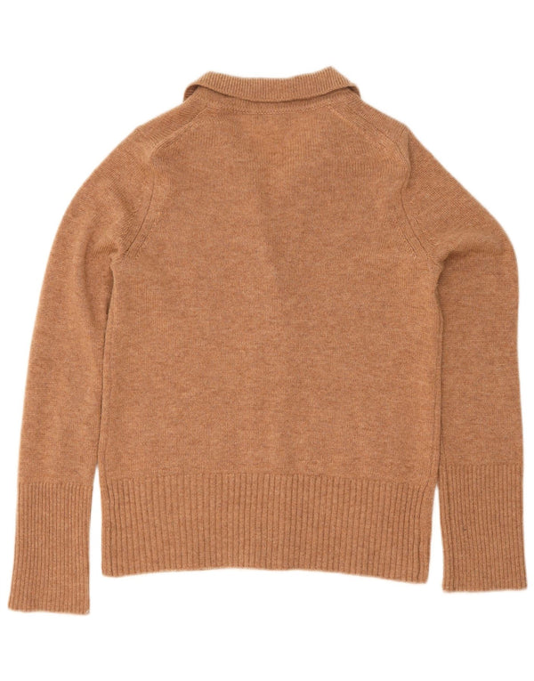 Pulover cardigan cu autograf pentru femei Marks & Spencer UK 10 Mic Bej
