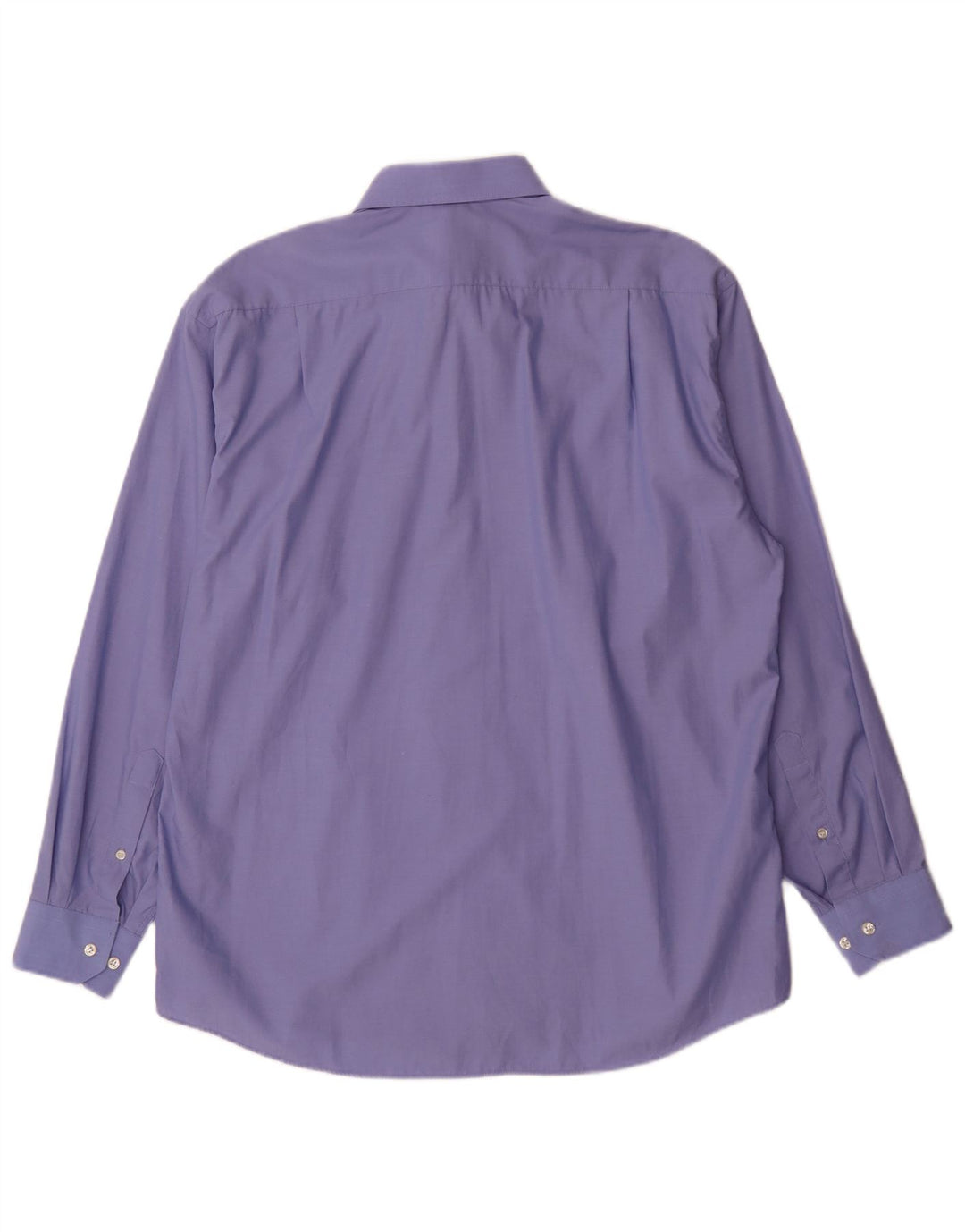 Cămașă pentru bărbați Marks & Spencer Mărimea 41 16 Lung Blue Cotton Classic