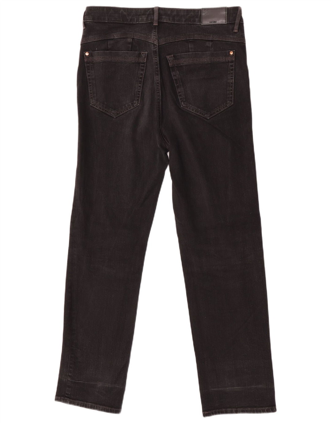 Blugi drepti pentru femei Marks & Spencer UK 12 Medium W32 L27 Bumbac negru