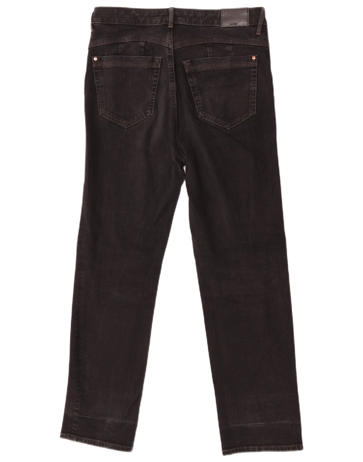 Blugi drepti pentru femei Marks & Spencer UK 12 Medium W32 L27 Bumbac negru