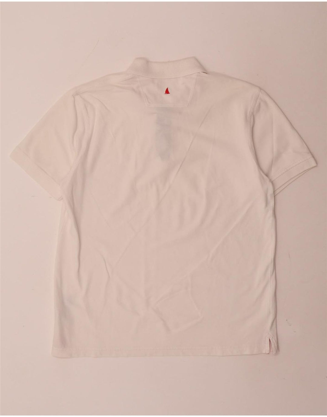 MUSTO Tricou polo pentru bărbați, mare, alb, din bumbac