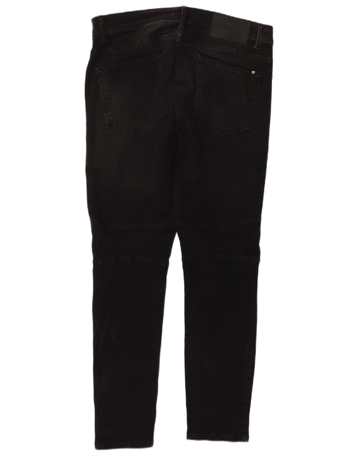 Blugi skinny pentru bărbați Zara EU 44 Large W34 L30 Bumbac negru