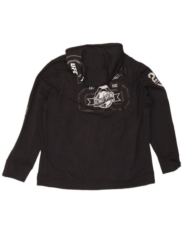 Pulover Reebok Graphic Zip pentru bărbați, 2XL, nailon negru