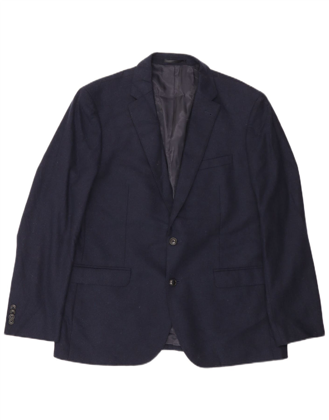 Jachetă pentru bărbați John Lewis cu 2 nasturi UK 44 2XL Lână bleumarin