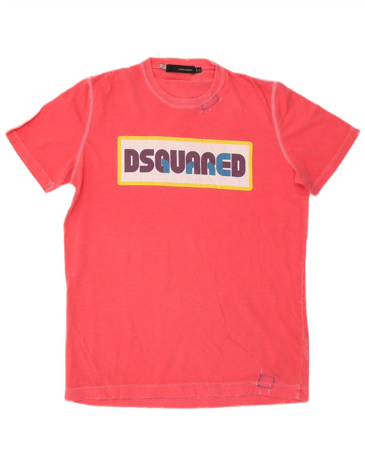 Tricou grafic pentru bărbați Dsquared2 Top mic roz