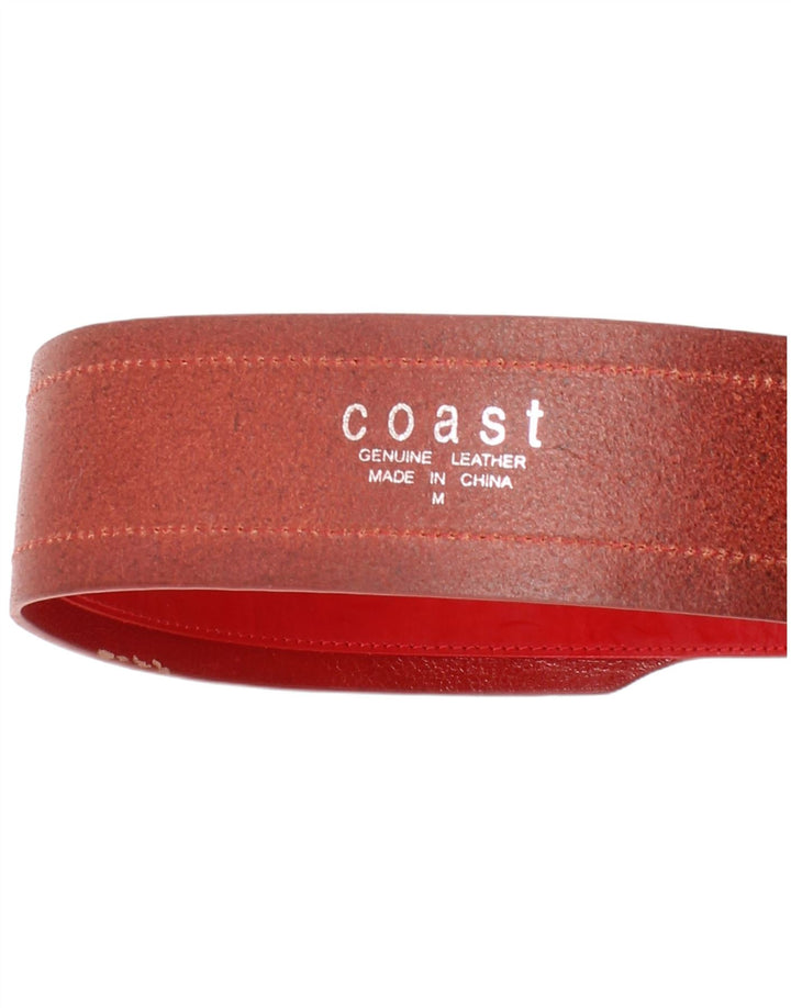 Curea de talie din piele pentru femei Coast Medium L34 din piele roșie