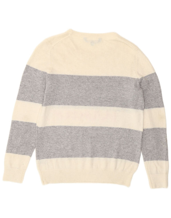 Crew Clothing Pulover pentru damă cu decolteu rotund UK 12 Medium Off White