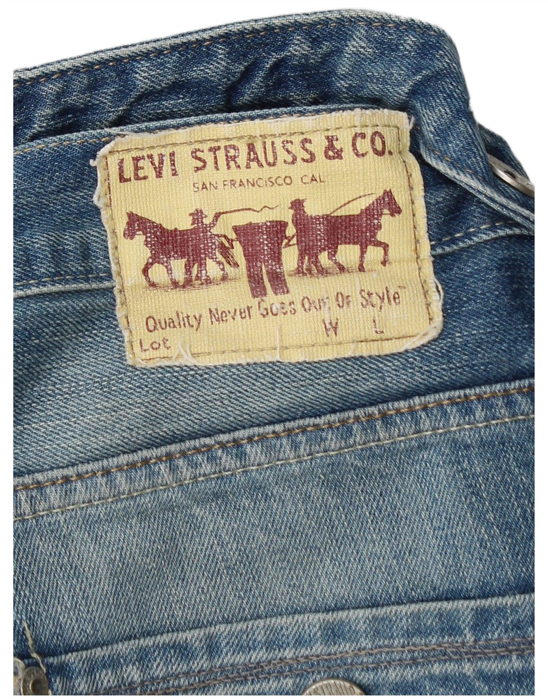 Blugi LEVI'S 504 Bootcut W32 L32 Albastru