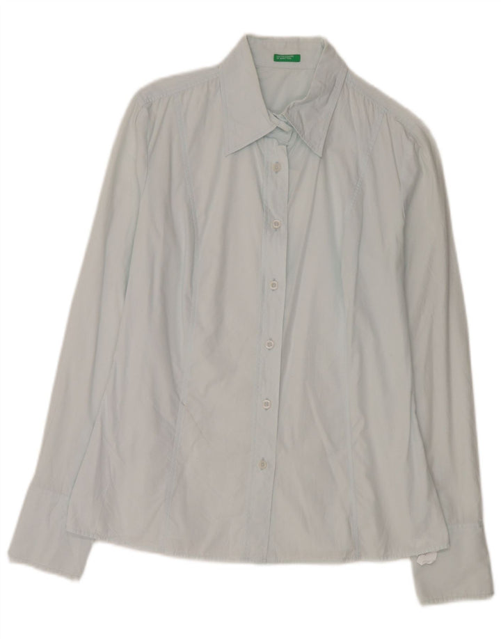 Cămașă Benetton pentru femei UK 14 Medium Blue