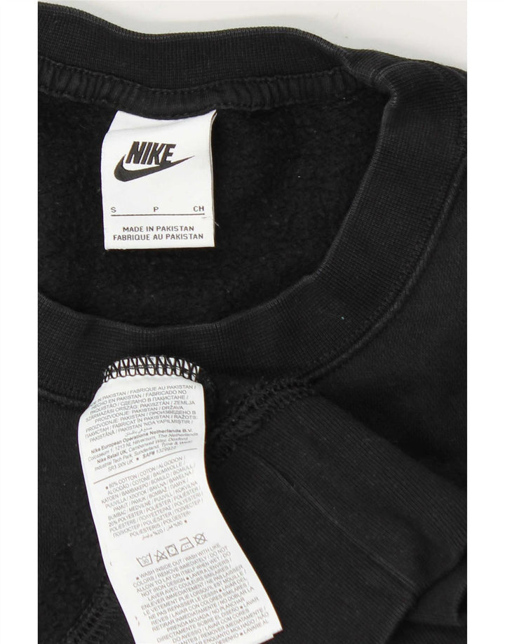 Pulover supradimensionat pentru femei Nike UK 10 Bumbac negru mic