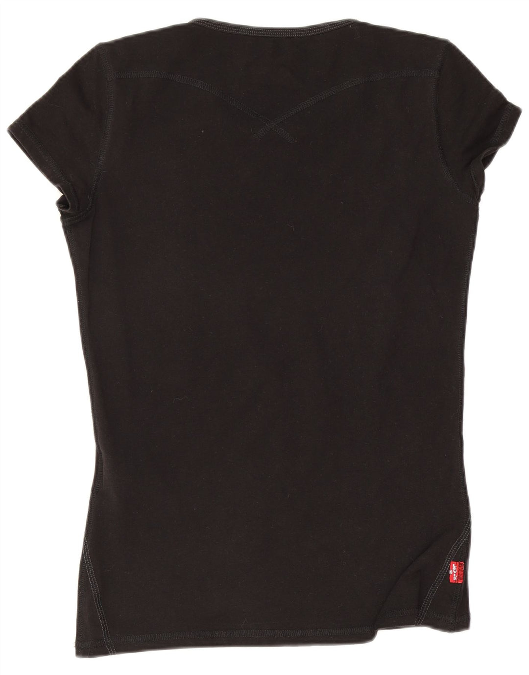 Tricou pentru femei Levi's Top UK 10 Small Black Bumbac