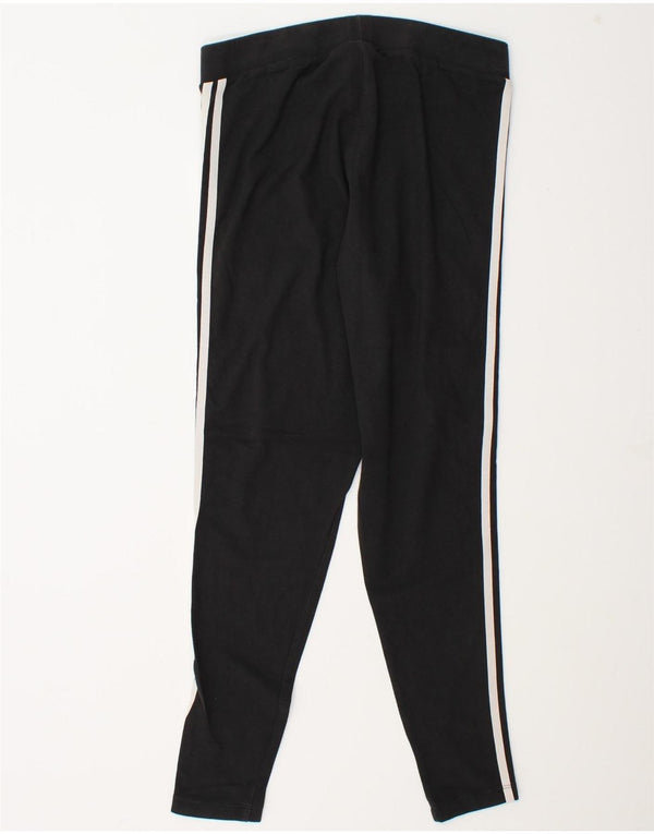 Leggings pentru femei Adidas UK 18 XL bumbac negru