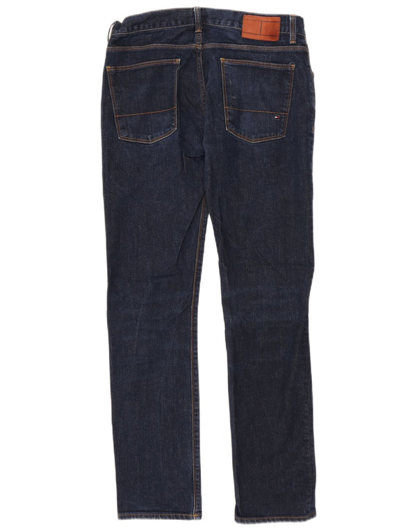 Blugi slim pentru bărbați Tommy Hilfiger W32 L32 bumbac bleumarin