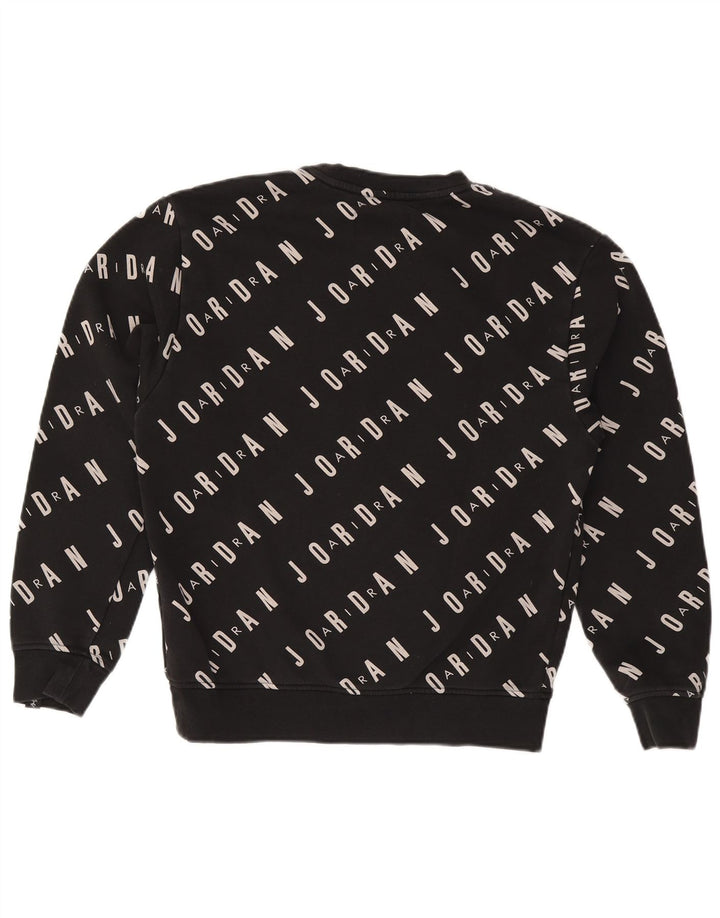 Hanorac grafic pentru bărbați Jordan Jumper mic, negru, bumbac
