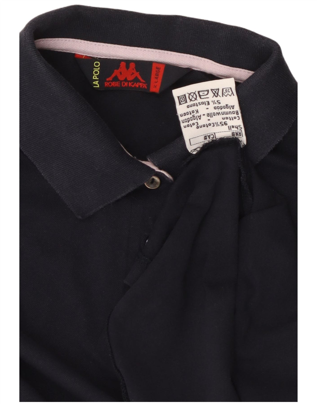 KAPPA Tricou Polo Fete 13-14 Ani XL Bumbac Bleumarin