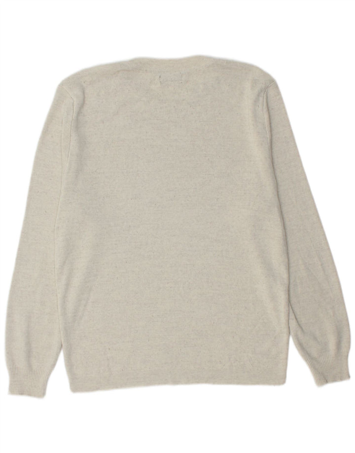 Pulover pentru bărbați Zara, cu gât crew, XL, gri
