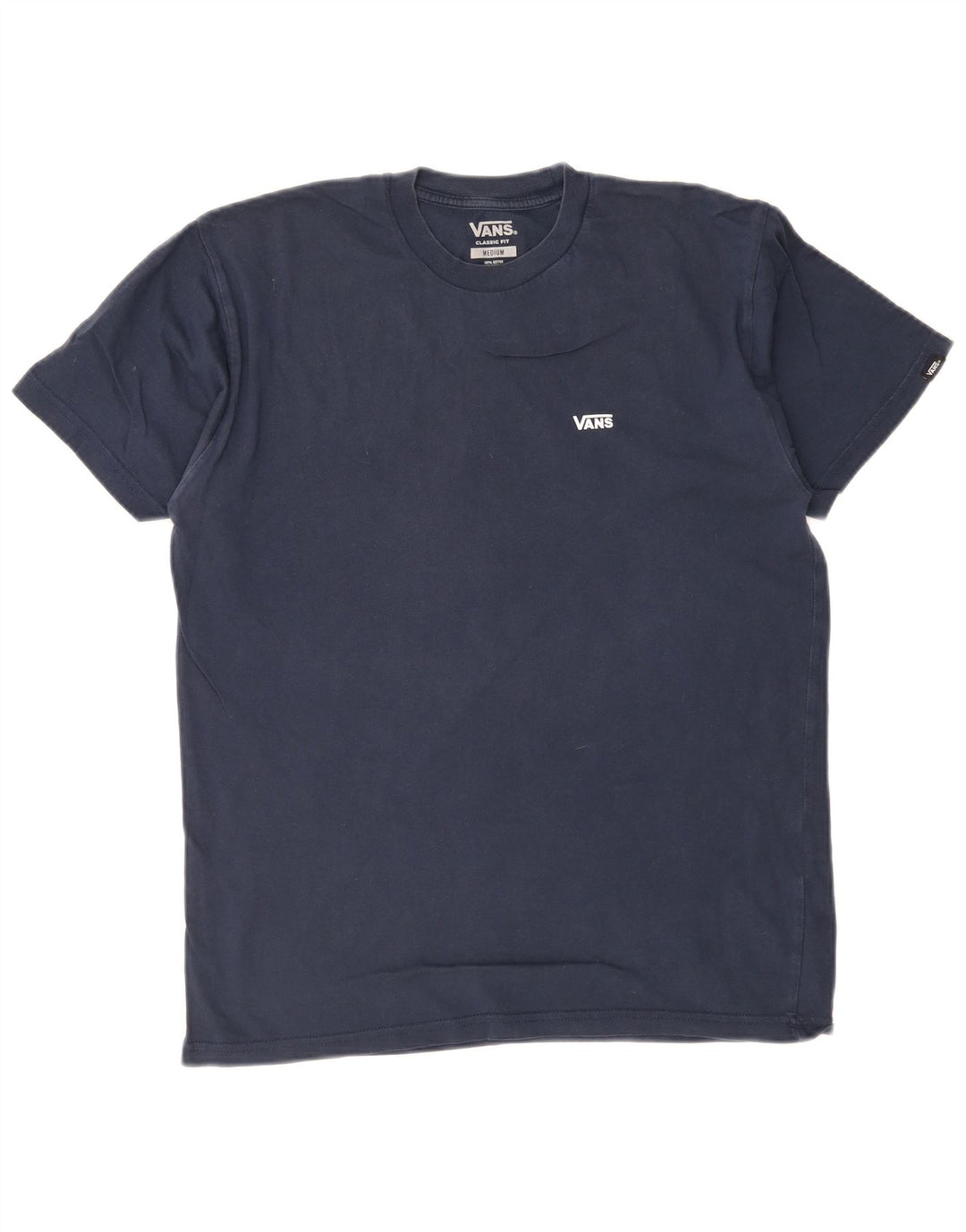 Tricou Vans Classic Fit pentru bărbați Top mediu din bumbac bleumarin