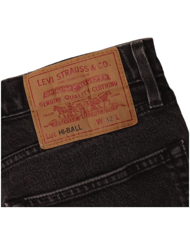 Blugi drepti pentru bărbați Levi's Hi-Ball W32 L26 negri