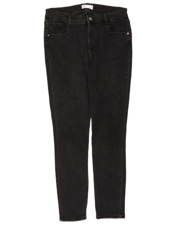 Blugi slim pentru femei Zara EU 42 Large W32 L26 Negri