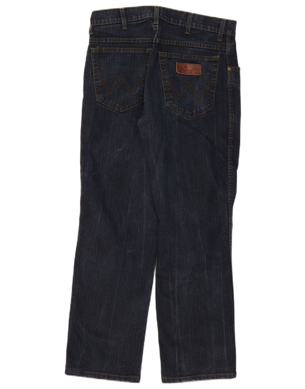 Blugi drepte stretch pentru bărbați Wrangler Texas W31 L30 bumbac bleumarin