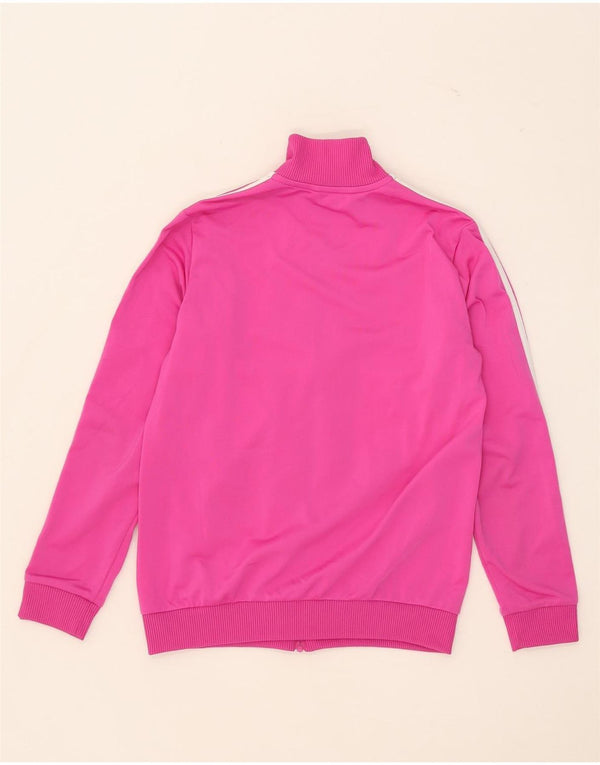 Jachetă de trening pentru fete Adidas 11-12 ani, roz colorblock