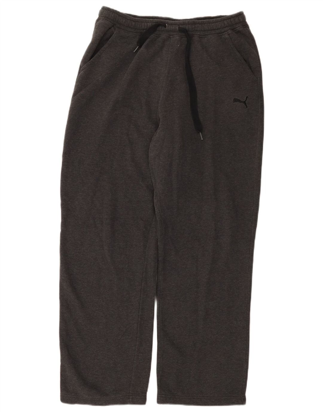 Pantaloni de trening Puma pentru bărbați, bumbac, gri mediu