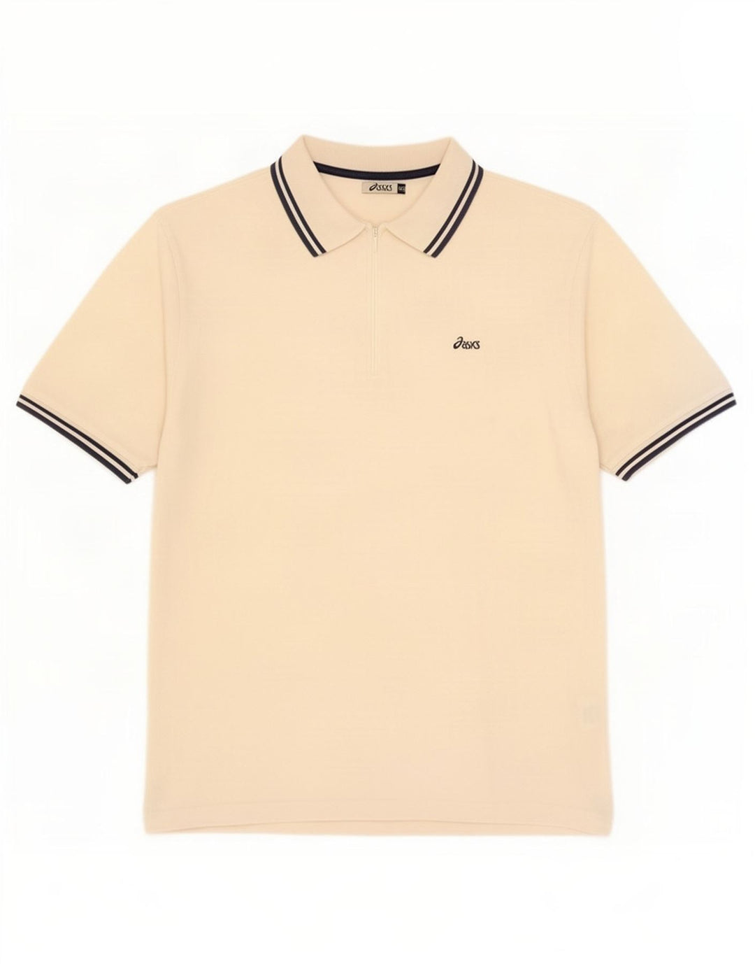 Tricou polo Asics pentru bărbați, bumbac bej 2XL