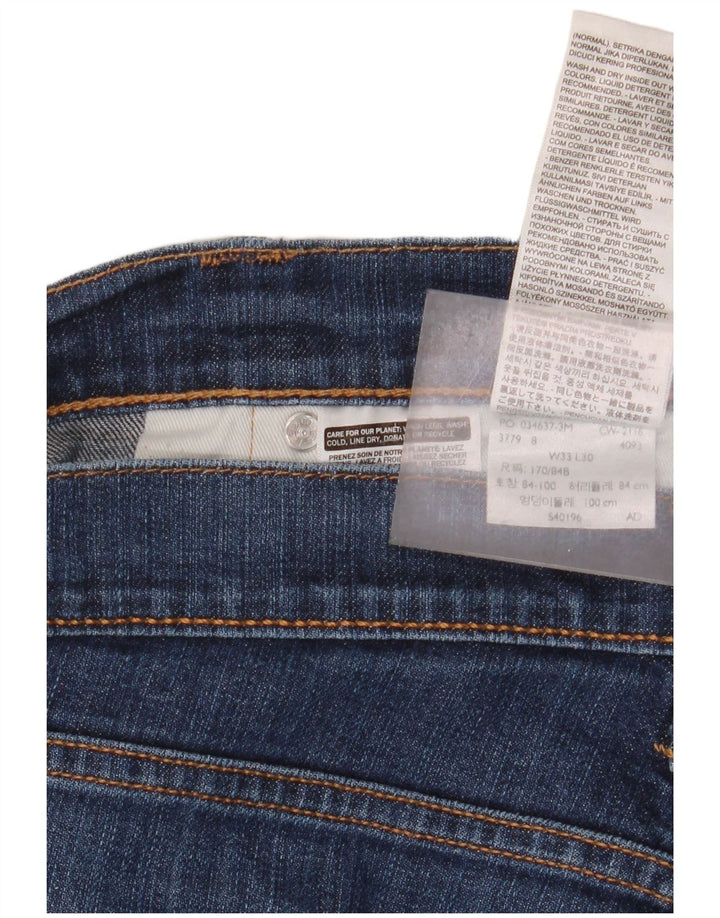 Blugi drepti pentru bărbați Levi's W33 L30 Bumbac albastru