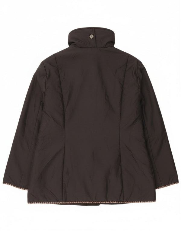 Jachetă vintage pentru femei IT 48 XL poliester negru