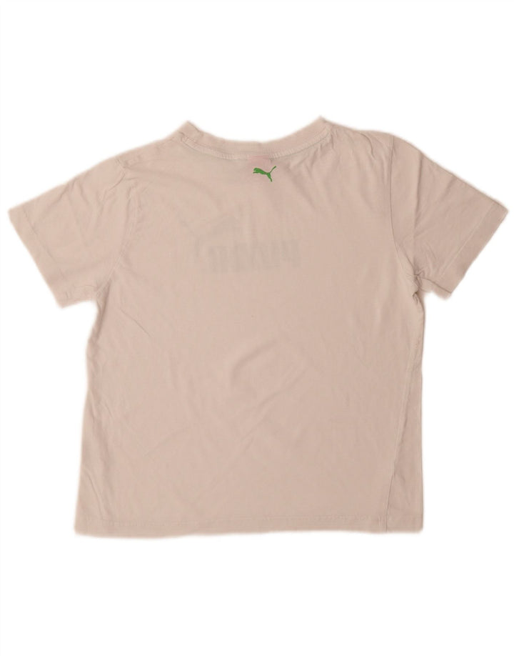 Tricou grafic Puma pentru băieți Top 11-12 ani alb
