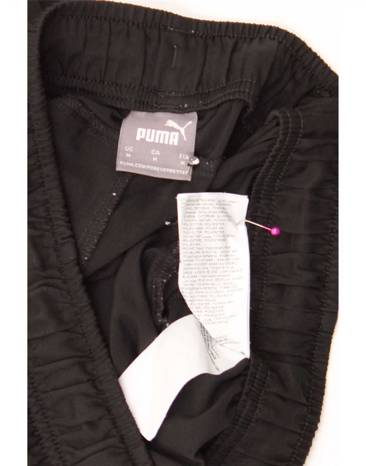 Pantaloni scurți sport Puma pentru bărbați, poliester mediu negru
