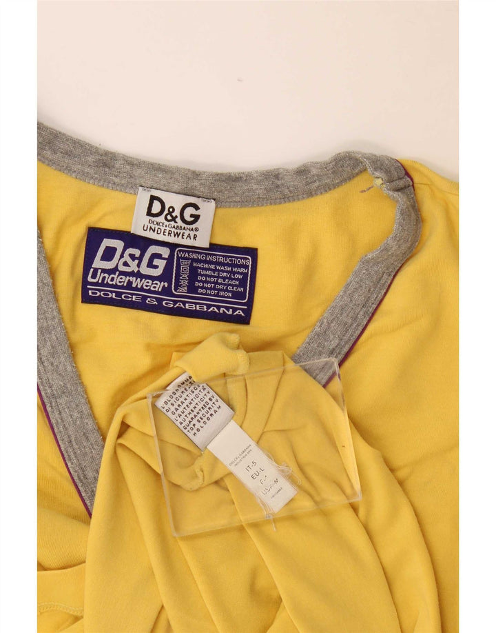 Tricou pentru bărbați Dolce & Gabbana Top mare galben