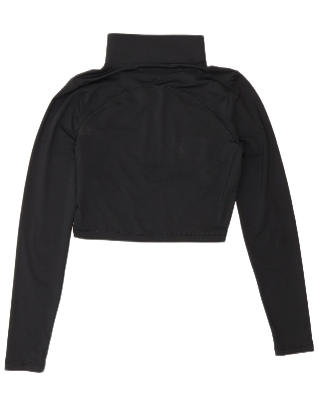 Top de trening Under Armour pentru femei, cu grafic Crop Pullover UK 8 Small Black