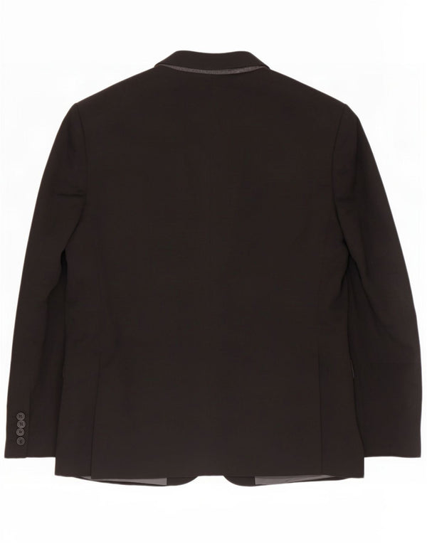 Jachetă pentru bărbați Marks & Spencer cu 2 nasturi, UK 44 XL, poliester negru