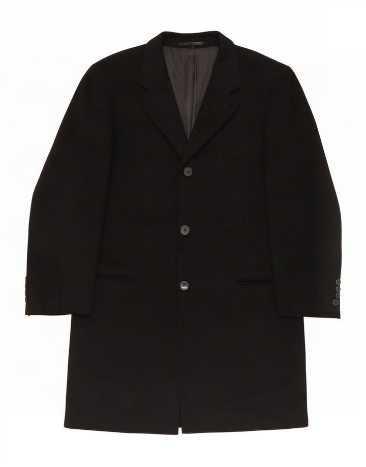 Pardesiu Pierre Cardin Bărbați IT 54 2XL Lână Neagră