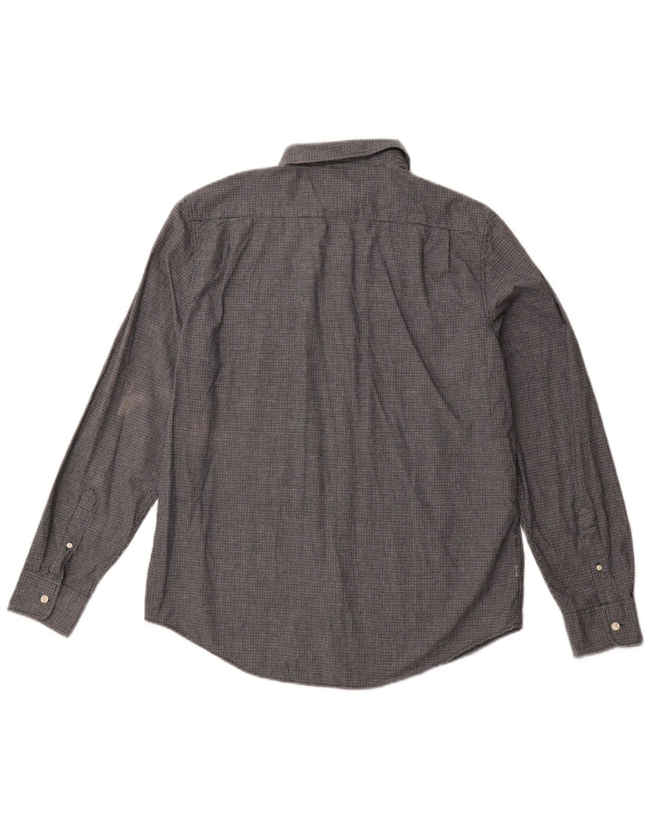 Cămașă pentru bărbați LEVI'S Slim Fit, mare din bumbac cu carouri bleumarin