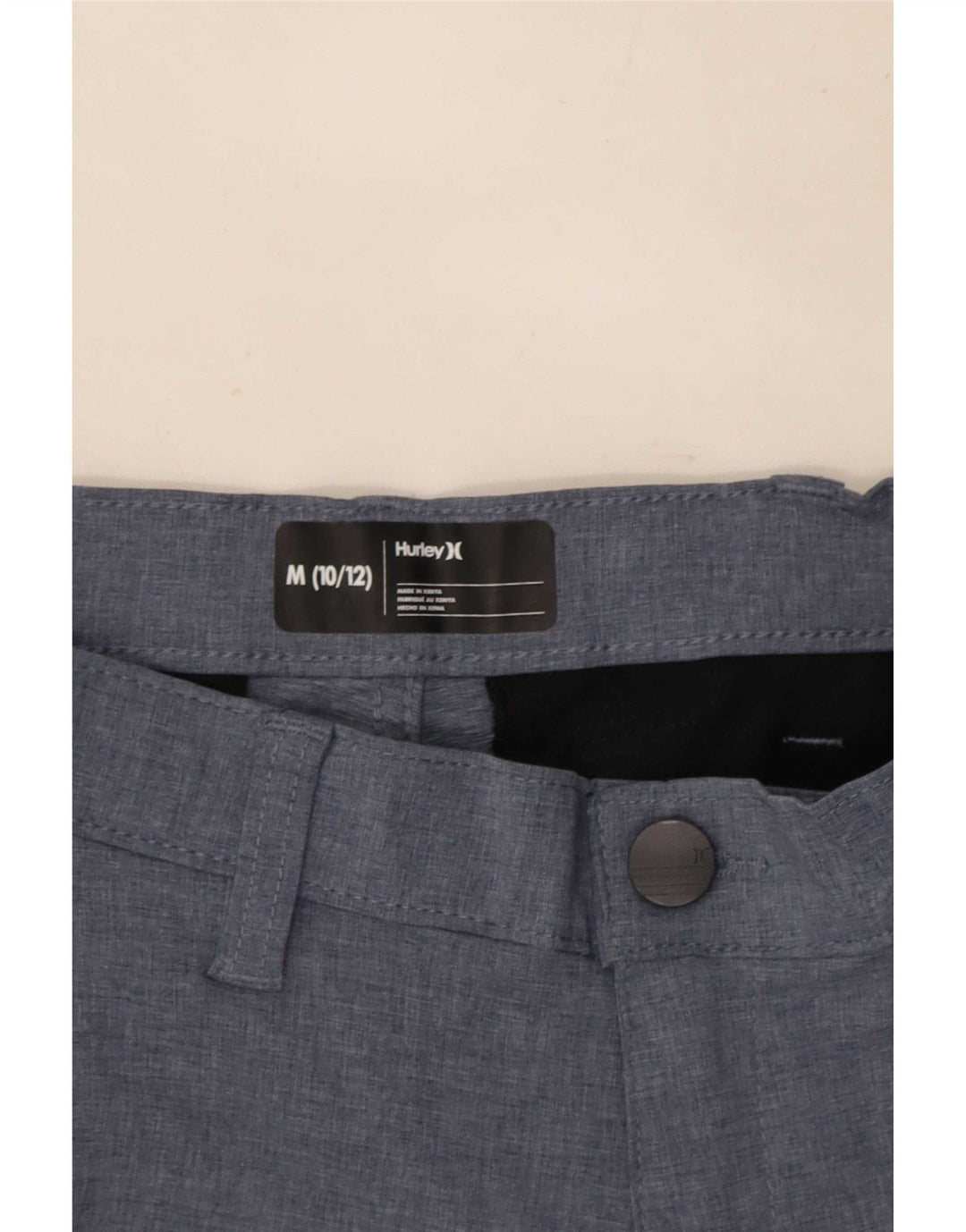 Pantaloni scurți chino Hurley pentru băieți 10-11 ani mediu W26 albastru