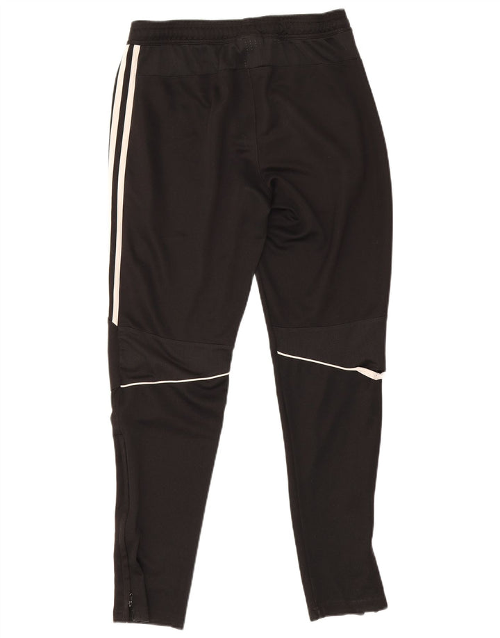 Pantaloni de trening Adidas Climalite pentru bărbați, poliester negru mic