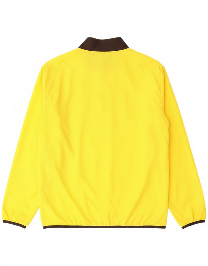 Jachetă de trening pentru bărbați Puma, din poliester color block, galben mediu