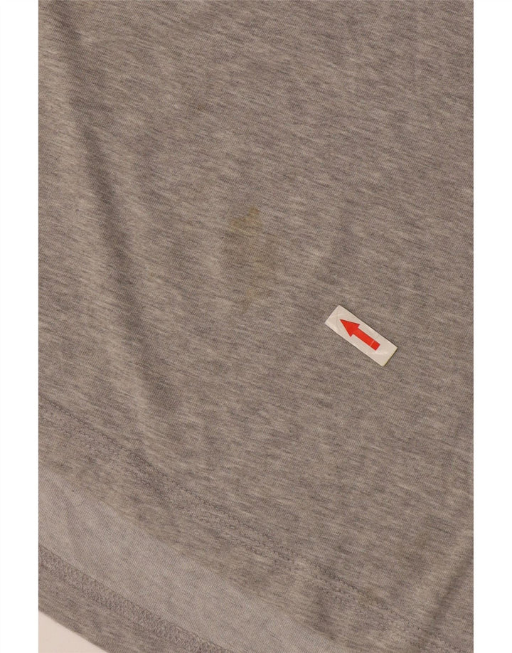 Tricou Adidas Climalite pentru bărbați Top XL, bumbac cu pete gri