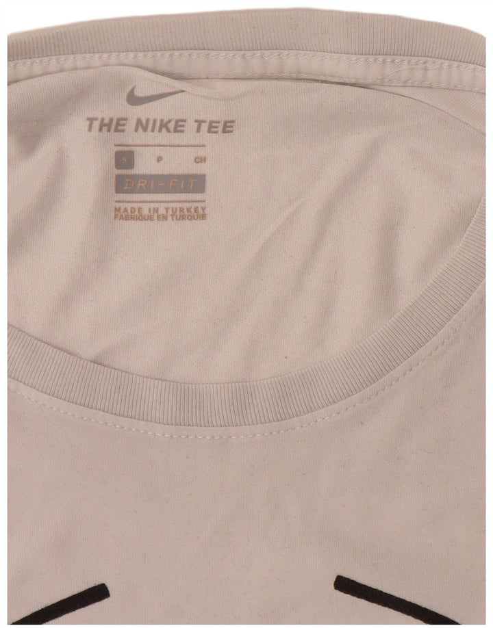 Tricou grafic Nike Dri Fit pentru bărbați Top mic alb
