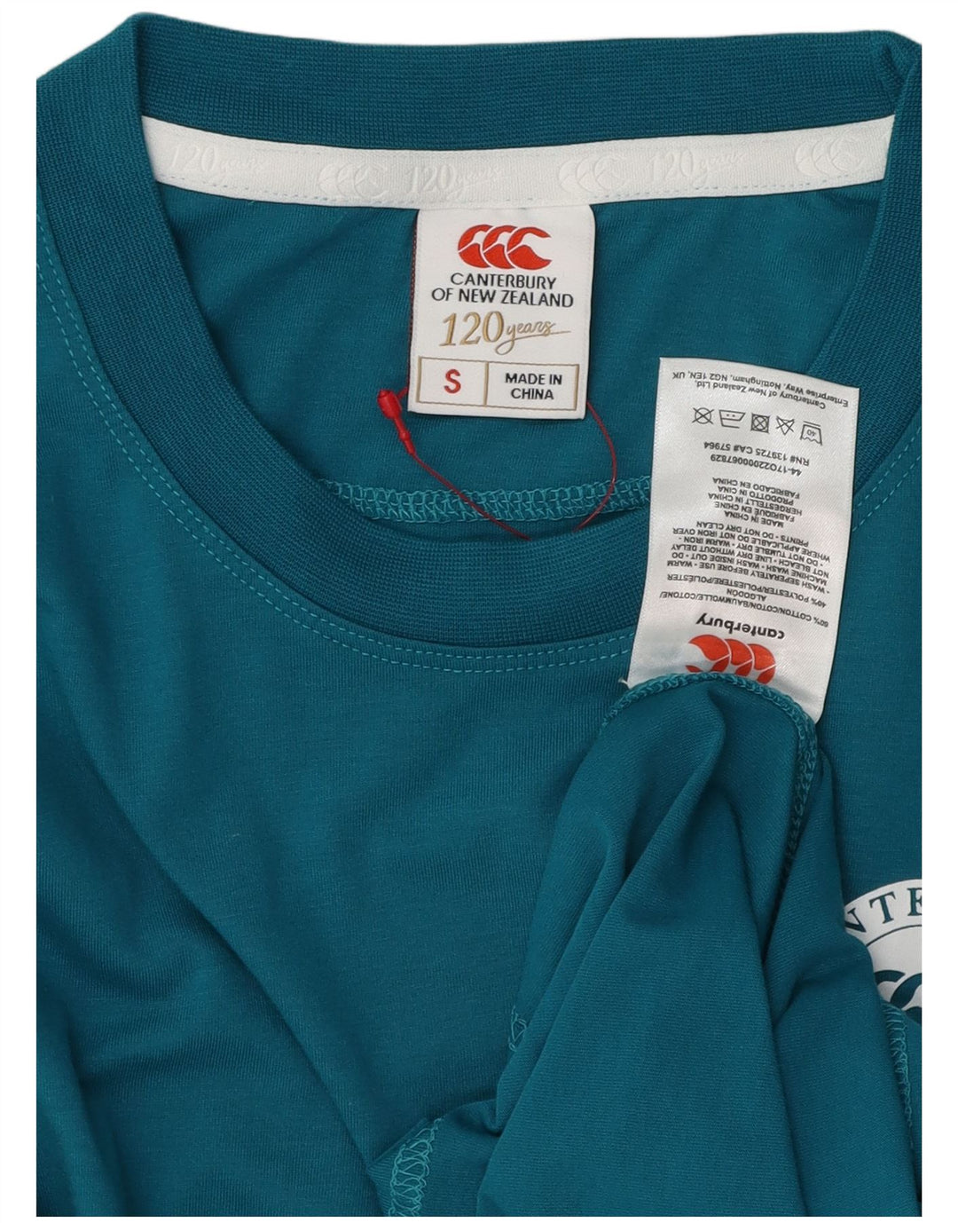CANTERBURY Tricou Bărbați Top Mic Albastru Bumbac