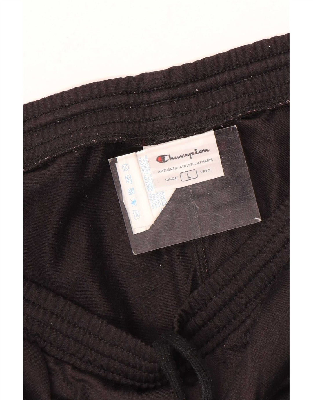 Pantaloni de trening grafic pentru bărbați Champion, mari, negru, poliester color bloc