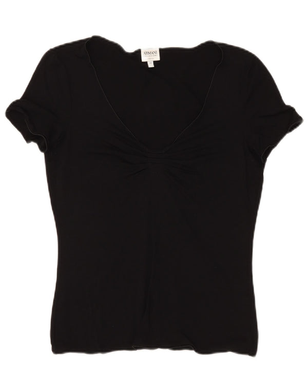 ARMANI COLLEZIONI Bluză Femei Top IT 42 Medium Negru