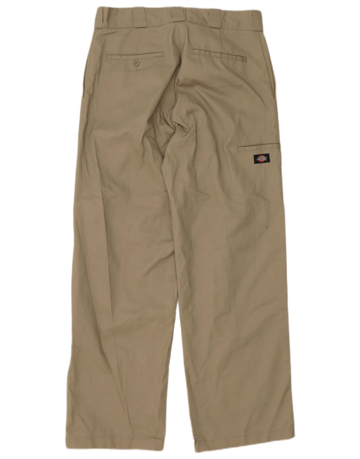 DICKIES Pantaloni cargo largi pentru bărbați W32 L32 poliester bej