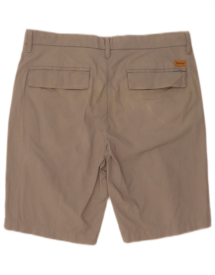 Pantaloni scurți chino pentru bărbați TIMBERLAND W33, bumbac gri mediu
