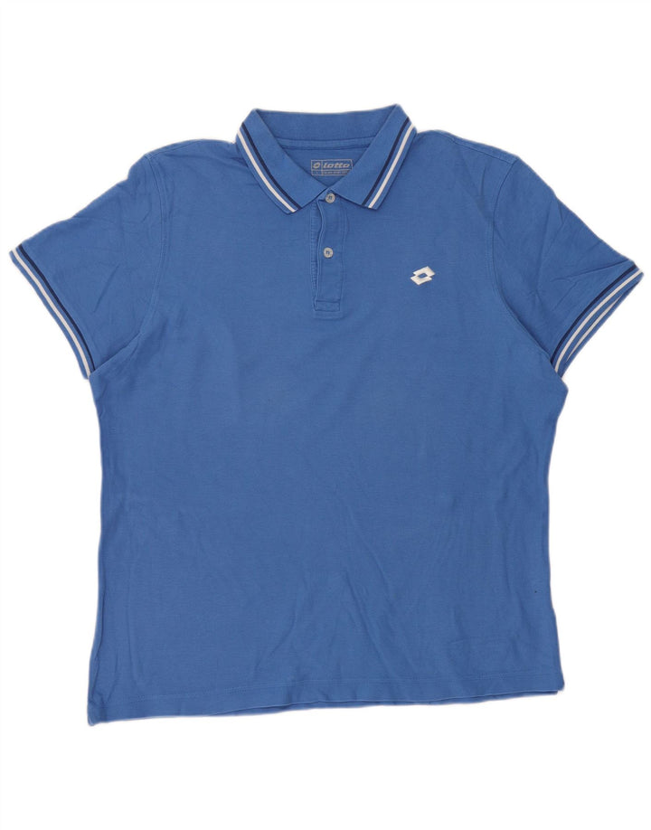 Tricou polo pentru bărbați Lotto, mare, albastru